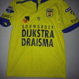 Cambuur Home football shirt 2014 - 2015 sponsored by Bouwgroep Dijkstra Draisma