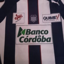 Talleres De Córdoba Home football shirt 2005 sponsored by Banco de Cordoba
