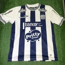 Talleres De Córdoba Home football shirt 2014 sponsored by Pritty Limon