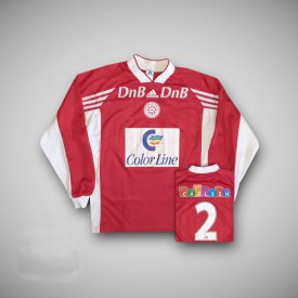 Larvik Fotball Home football shirt 1999 - ? sponsored by Color Line
