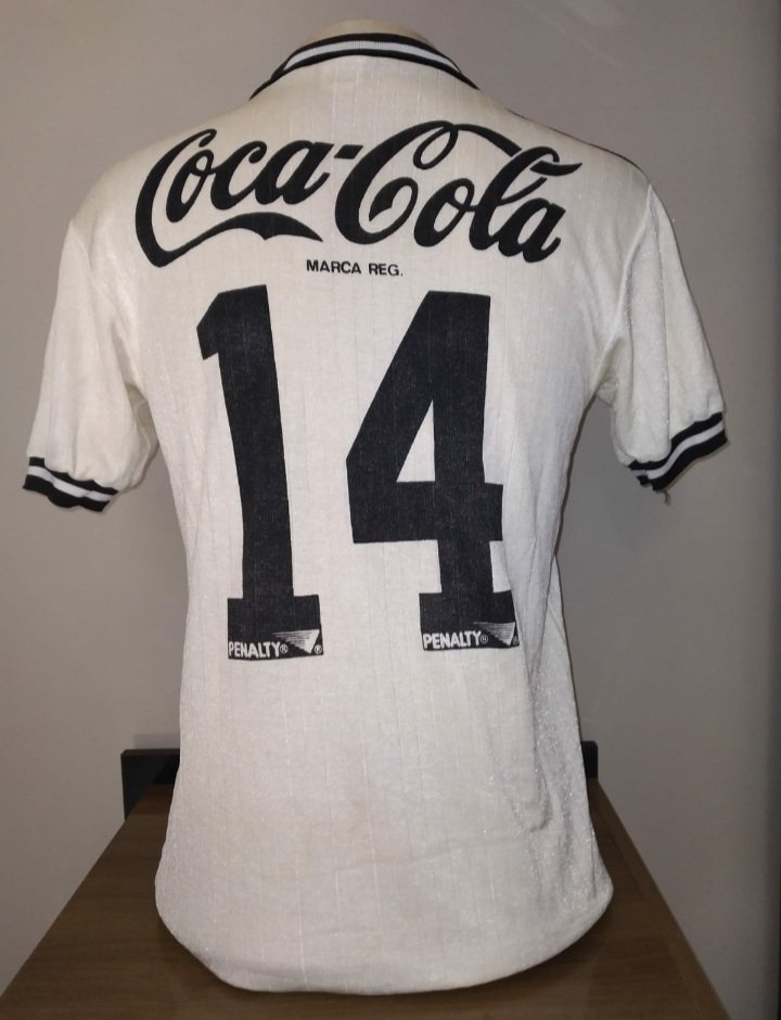Botafogo Away football shirt 1989 - 1990. Sponsored by Coca Cola