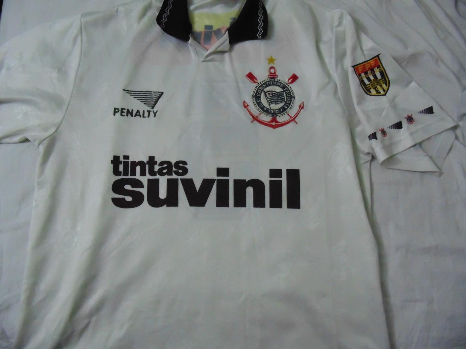 CAMISA RETRÔ CORINTHIANS 1995 II listrada - FUT RETRO