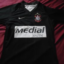Corinthians Home voetbalshirt  2008 - 2009 sponsored by Medial Saúde