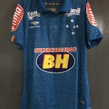 Cruzeiro Third football shirt 2015 sponsored by Supermercados BH