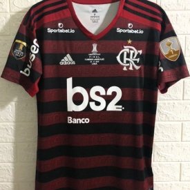Flamengo Home football shirt 2019 sponsored by bs2 Banco