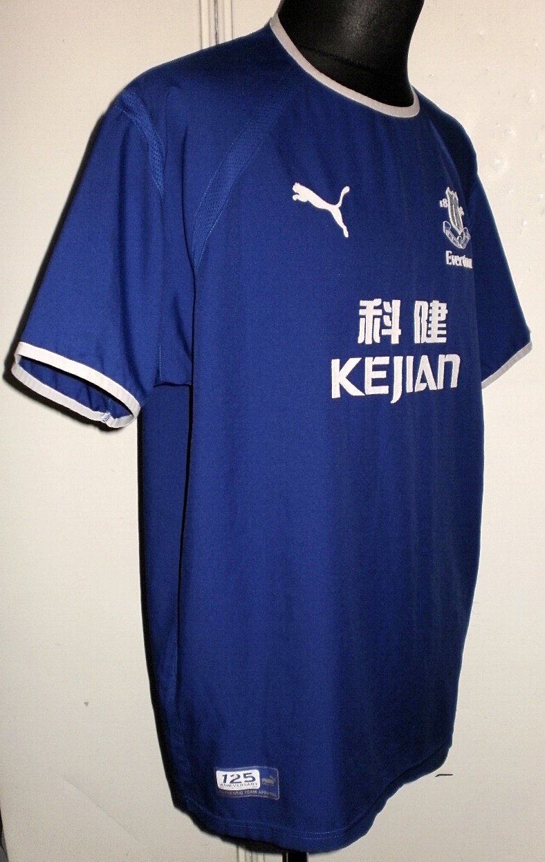 Everton Home football shirt 2003 - 2004. Sponsored by Kejian