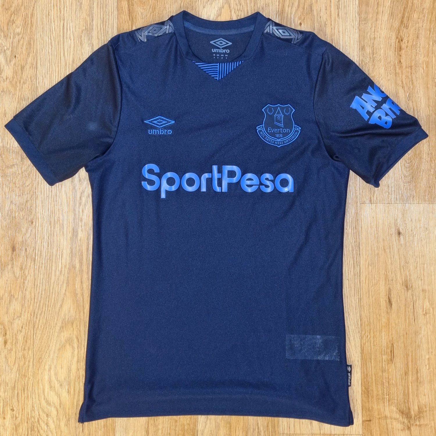 Everton Third football shirt 2019 - 2020. Sponsored by SportPesa