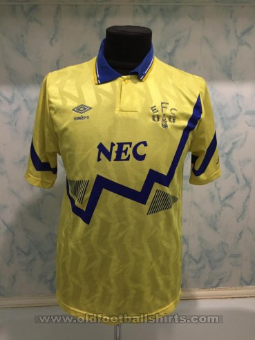 Everton Away football shirt 1990 - 1992