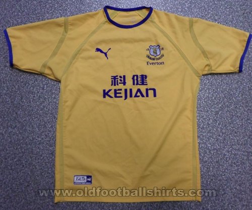 Everton Away football shirt 2003 - 2004