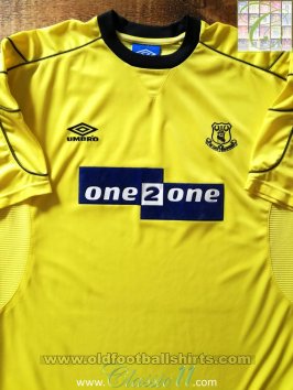 Everton Away football shirt 1999 - 2000