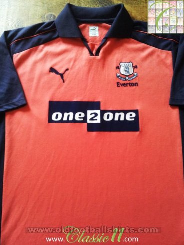 Everton Third football shirt 2001 - 2002