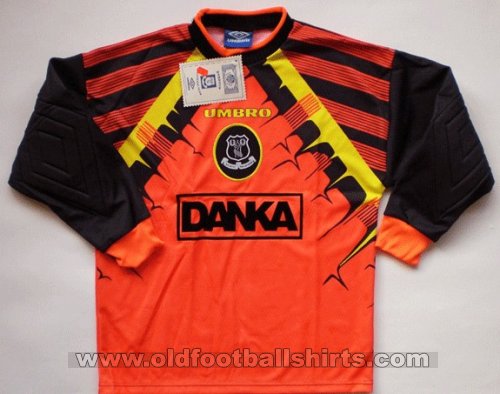 Everton Goalkeeper football shirt 1996 - 1997