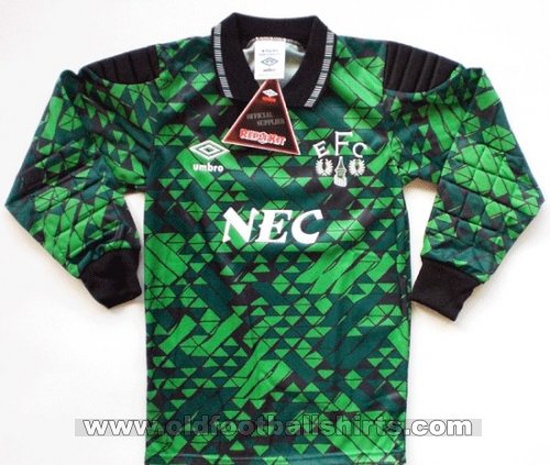 Everton Goalkeeper football shirt 1990 - 1992