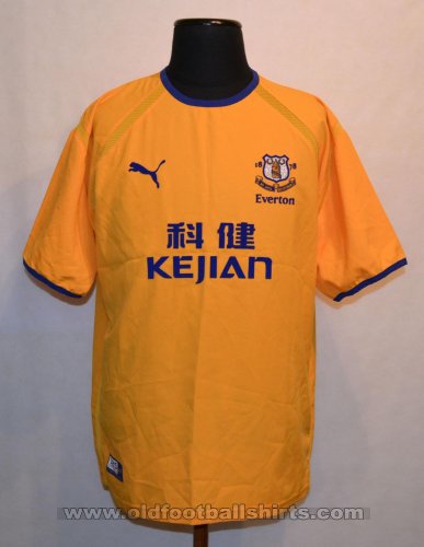 Everton Away football shirt 2002 - 2003