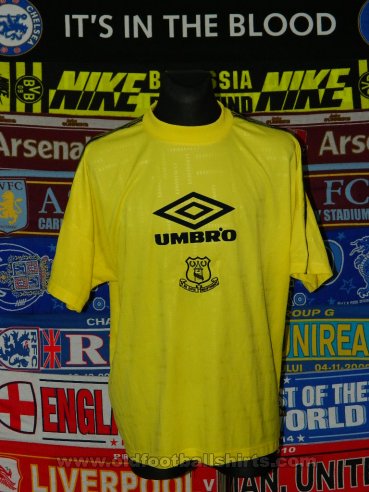 Everton Training/Leisure football shirt 1994 - 1996