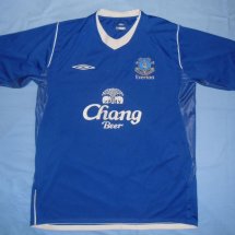 Everton Home football shirt 2004 - 2005 sponsored by Chang