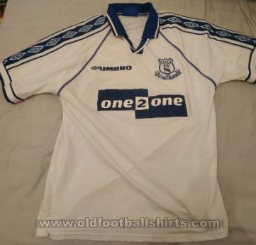 Everton Away football shirt 1998 - 1999