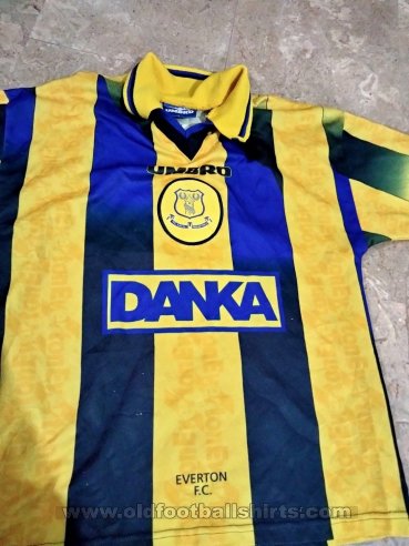 Everton Away football shirt 1996 - 1997