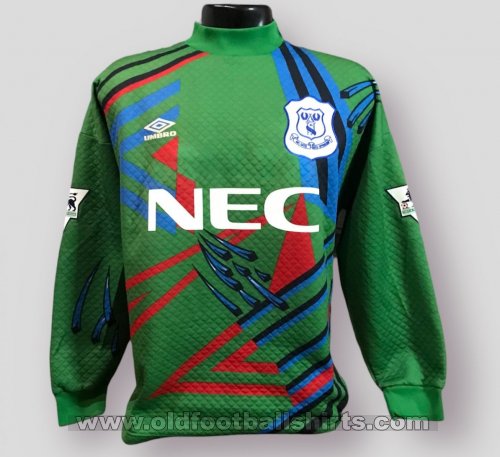 Everton Goalkeeper football shirt 1994 - 1996