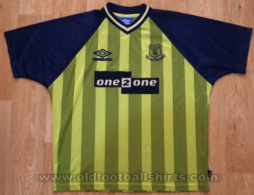 Everton Training/Leisure football shirt 1998 - 1999