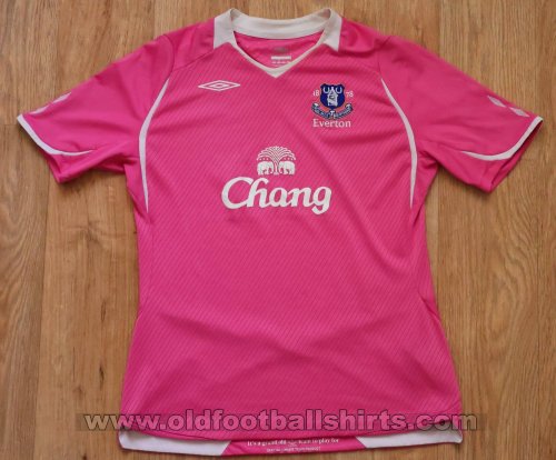 Everton Womens Teams football shirt 2008 - 2009