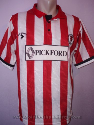 Lincoln City Home football shirt 1990 - 1991