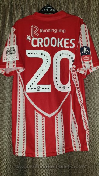 Lincoln City Home football shirt 2018 - 2019