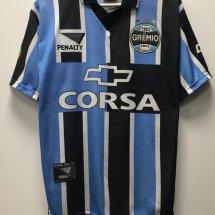 Gremio Home football shirt 1998 sponsored by Chevrolet Corsa