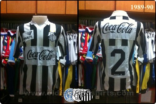 Santos Away football shirt 1989 - 1990