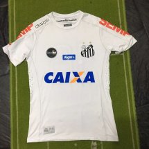 Santos Home football shirt 2017 - 2018 sponsored by Caixa