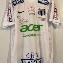Santos Home football shirt 2015 sponsored by Acer