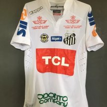 Santos Home football shirt 2016 sponsored by TCL