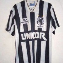 Santos Away football shirt 1995 sponsored by Unicor