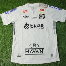 Santos Home football shirt 2024 - 2025 sponsored by Blaze.com