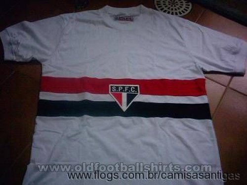 São Paulo Home חולצת כדורגל 1975 - 1976