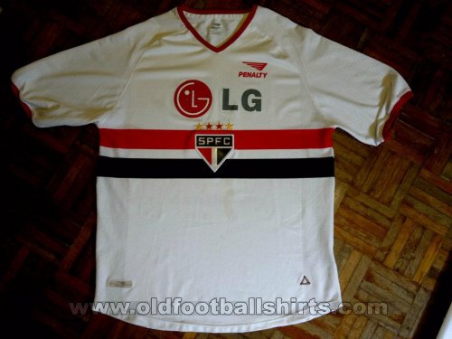 São Paulo Home חולצת כדורגל 2002