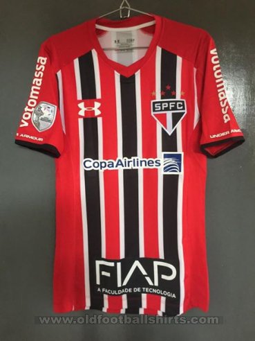 São Paulo Visitante Camiseta de Fútbol 2015 - 2016
