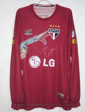 São Paulo Penjaga gol baju bolasepak 2004