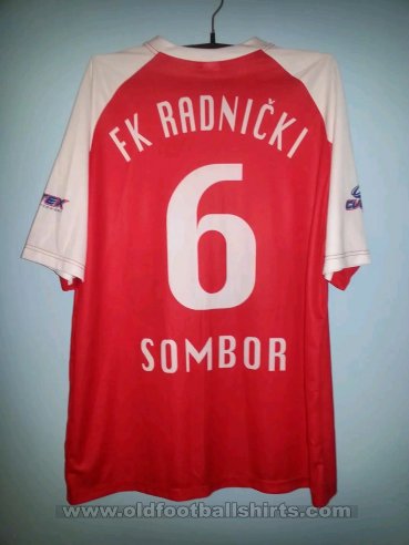 Radnički Sombor Home football shirt 2009 - ?