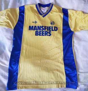 Mansfield Town Home Maillot de foot 1989 - 1990