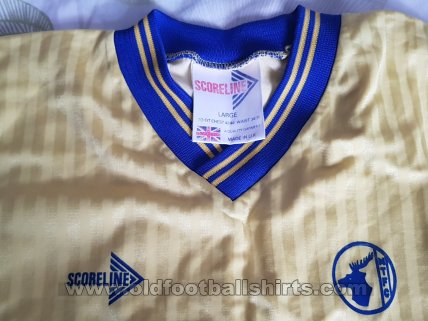 Mansfield Town Home Maillot de foot 1989 - 1990