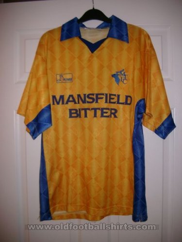 Mansfield Town Home Maillot de foot 1996 - 1998