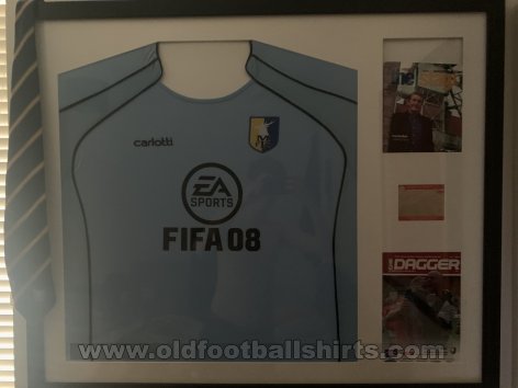 Mansfield Town Weg Fußball-Trikots 2007 - 2008