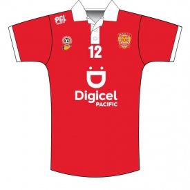 Rewa Fc Home football shirt 2024 sponsored by Digicel Pacific