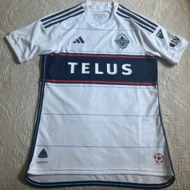Vancouver Whitecaps Home football shirt 2023 - 2024 sponsored by Telus