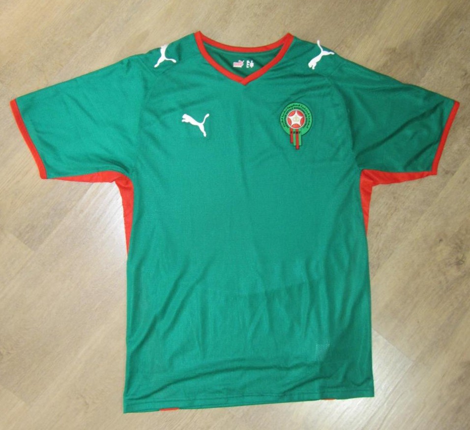 Morocco Home football shirt 2008 - 2009.