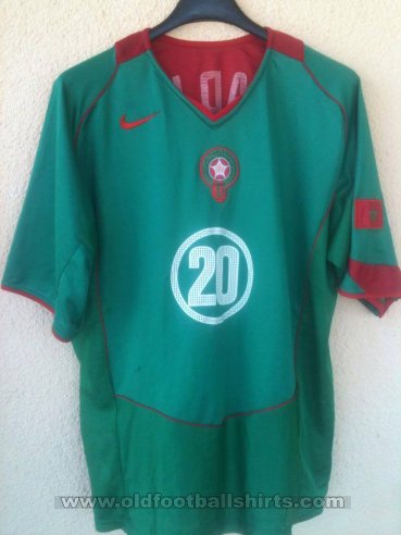 Morocco Home football shirt 2004 - 2006