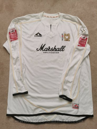 Milton Keynes Dons Home football shirt 2004 - 2006