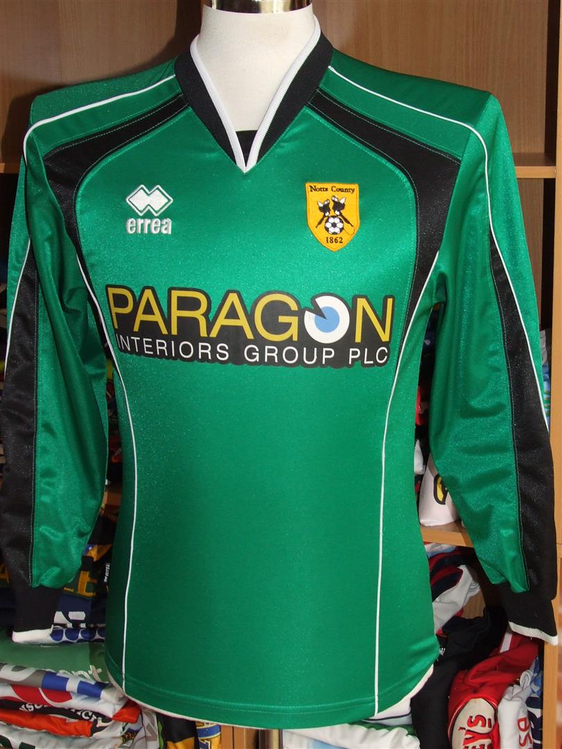 Maillot de football usé match NOTTS COUNTY 2005/2006 #20 KELVIN WILSON
