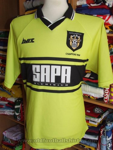 Notts County Third football shirt 1998 - 1999